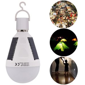 Ampoules <span class=keywords><strong>LED</strong></span> d'urgence extérieures super lumineuses 7W <span class=keywords><strong>12W</strong></span> E27 IP65 étanches, lampe <span class=keywords><strong>solaire</strong></span> portable à <span class=keywords><strong>LED</strong></span> - Product Image 3