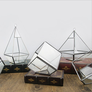 Geometrische Kristall vasen Glas <span class=keywords><strong>Terrarium</strong></span> Hängende Vasen In <span class=keywords><strong>Bulk</strong></span> Home Decor/ Glas Kerzenhalter für Hochzeits dekoration - Product Image 2