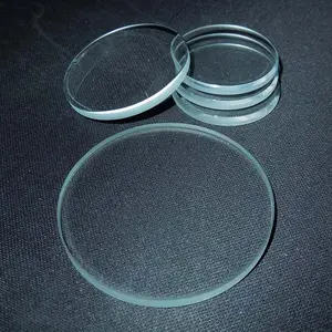 Corning Gorilla Glass Sheet OEM / ODM Round Ultra-clear Tempered Optical Glass Panel