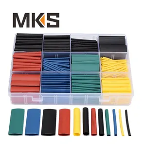 wire wrap assortment set heat shrinkable 6" shrink tube cable sleeves antiskid heat shinkage tube for fishing rods