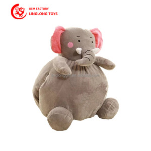 Fabrika mavi PP pamuk dolması karikatür hayvan yastık nakış sevimli peluş eşek oyuncak özel kış el ısıtıcı yastık - Product Image 2