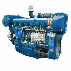 WP13ชุด Weichai เครื่องยนต์ดีเซลทางทะเล WP13C450-18 450hp/1800Rpm