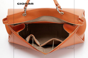 Gionar productos más vendidos de la marca naranja de alta calidad de cuero genuino bolso de <span class=keywords><strong>los</strong></span> bolsos de las mujeres - Product Image 6