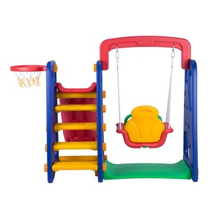 <strong>Outdoor</strong> <strong>Swing</strong> and Slide Combination Set for Kids &amp; Family Fun - Product Image 3
