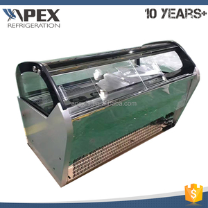 Puerta corredera <span class=keywords><strong>de</strong></span> cristal Embraco compresor 810 W potencia encimera pantalla congelador para <span class=keywords><strong>helados</strong></span> - Product Image 2