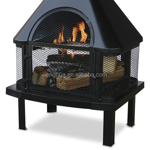 Casa de bomberos con chimenea, patio exterior - Product Image 3
