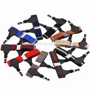 सेक्सी महिला पुरुष Harajuku हस्त पु चमड़ा और लोचदार गेटिस बेल्ट बछड़ा हुप्स - Product Image 4