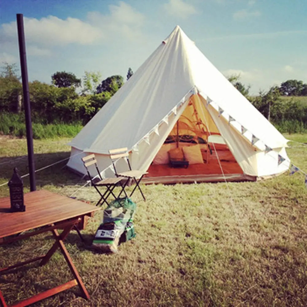מבוגרים סיטונאי חיצוני קמפינג אוהל אוהל יוקרה הכותנה ספארי אוהלי בל
