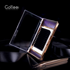 Gollee un segundo haciendo Fans Lash pantalla caso mezclar Lash bandejas de almacenamiento hecho <span class=keywords><strong>a</strong></span> mano extensiones de pestañas - Product Image 2