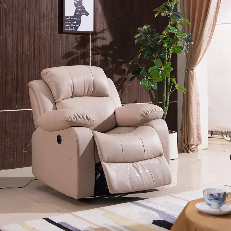 Recliner Sandalye Kanepe Isıtmalı Titreşimli için Uzanmış Koltuk Oturma Odası