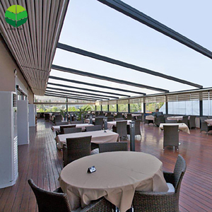 <span class=keywords><strong>Pergola</strong></span> elettrica esterna in lega di alluminio con tapparella e materiale in PVC per l'installazione di balcone e giardino - Product Image 6