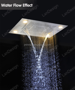 2016 Nuevo diseño 5 función hogar Baño en pared techo niebla lluvia alcachofa <span class=keywords><strong>de</strong></span> la <span class=keywords><strong>ducha</strong></span> led - Product Image 5