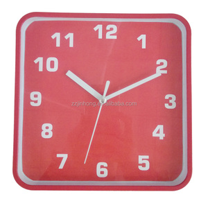 <span class=keywords><strong>Mini</strong></span> 8 Inch 20 Cm Giá Rẻ Quảng Trường Nhựa Khuyến Mãi Đồng Hồ Treo Tường - Product Image 1