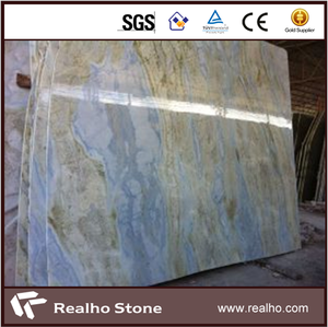 Poli Brésil Courbe Veines Ciel Bleu Marbre <span class=keywords><strong>Dalle</strong></span> - Product Image 5