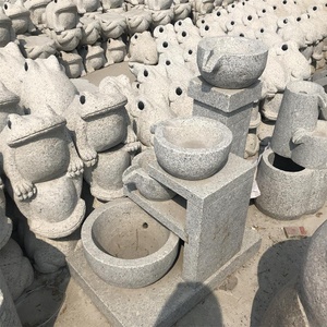 Fontaines à eau circulaires <span class=keywords><strong>en</strong></span> <span class=keywords><strong>pierre</strong></span> <span class=keywords><strong>pour</strong></span> jardin - Product Image 4