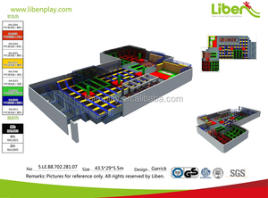 5. LE. B8.702.232 Gimnasia Gran Trampolín cubierto Más Segura Para Los Niños en Venta - Product Image 5
