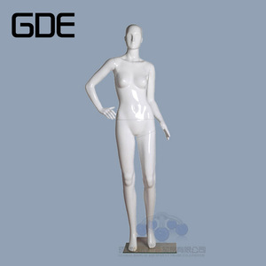 Présentoir de mannequins féminins en <span class=keywords><strong>plastique</strong></span>, vente en gros, 5 pièces - Product Image 4