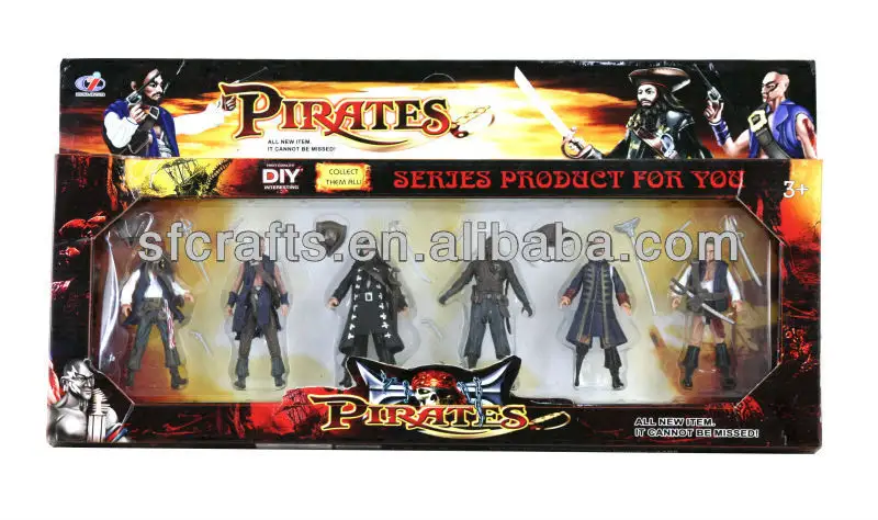 Kids PlasticアクションPirateフィギュアおもちゃ