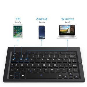 Ordenadores portátiles LENGUA ITALIANA Delgado teclado inalámbrico plegable - Product Image 1