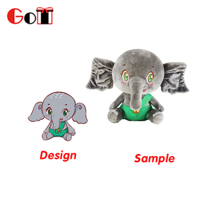 Alta calidad de felpa juguete del bebé elefante lindo suave Juguetes - Product Image 6