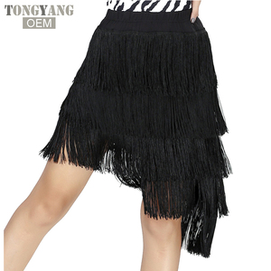 TONGYANG-falda con borlas para mujer, falda de baile latino, Salsa, <span class=keywords><strong>Cha</strong></span>, Rumba, Samba, salón de baile <span class=keywords><strong>Tango</strong></span>, bailarina - Product Image 2