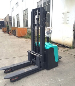 New model electric <strong>forklift</strong> <strong>hand</strong> <strong>push</strong> electric stacker powered pallet truck in china hw dc motor - Product Image 6
