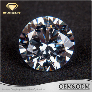 Excelente Corte Forma Redonda de Piedras Preciosas Joyas de Cojín Blanco Twinkle Moissanite <span class=keywords><strong>Diamante</strong></span> para La Joyería - Product Image 3