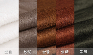 8788 lana de alpaca mezcla felpa de pelo largo tejido de capa - Product Image 6