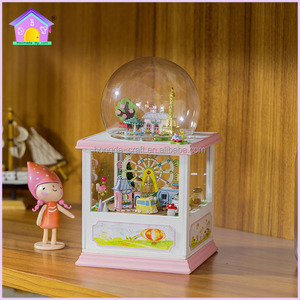 DIY miniature home HOUSE TOY order child crafts hand made wooden happiness the <span class=keywords><strong>noria</strong></span> - Product Image 3
