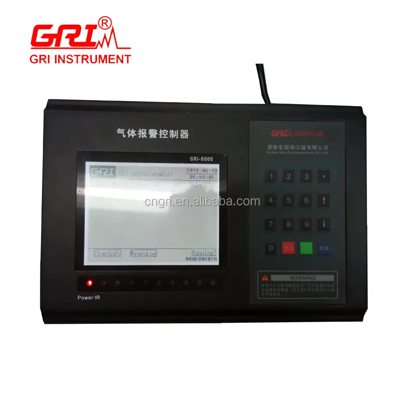 GRI-8000 co2 instrumento de medición de oxígeno dispositivo de medición de gas auto controlador