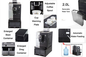 Tự Động Thương Mại Máy Pha Cà Phê Máy Pha Cà Phê Với Sữa Bọt - Product Image 4