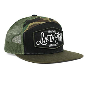 Panama — casquette brodée pour camionneur, chapeau de camionneur avec 7 panneaux - Product Image 3