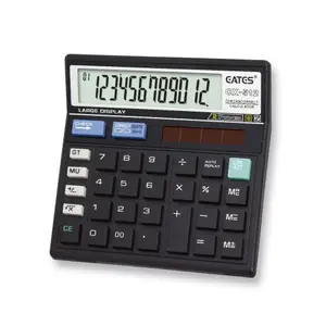 CT-512 High Quality Finance Desk Calculator 12 Digits Check Correct Office Desktop Electronic Calculator