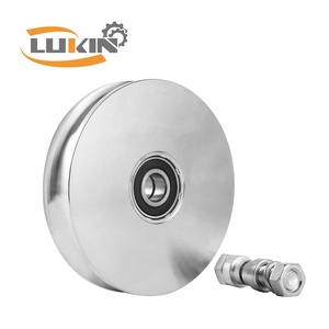 V O U groove Steel <strong>Pulley</strong> <strong>Wheel</strong> with Bearing - Product Image 4