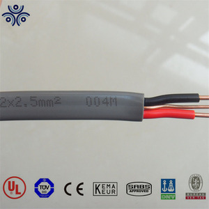 Cable Eléctrico de Cobre Sólido de PVC de 2.5mm para Instalaciones Domésticas, Cable Plano Doble con Tierra - Product Image 5