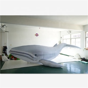 Gonfiabile balena blu tema Marino Rafforzare Oxford 8 M gigante gonfiabile balena per la vendita - Product Image 1