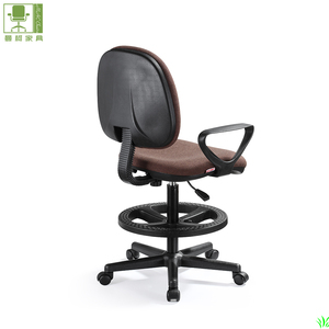 Tabouret de laboratoire avec accoudoir, tabouret de laboratoire réglable, chaise de secrétaire en tissu, chaise de personnel de travail, chaise de travail industriel - Product Image 5