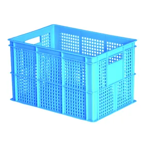 Moving Plastic Stackable Storage Mesh Vegetable Crate