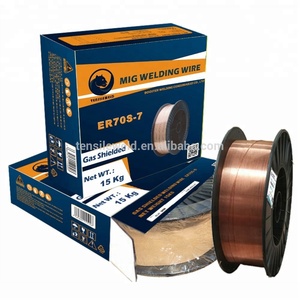 CE GMAW kawat padat sg2 0.8mm, kawat las co2 ER70S-6, kawat las MIG kumparan koil 5kg/15kg