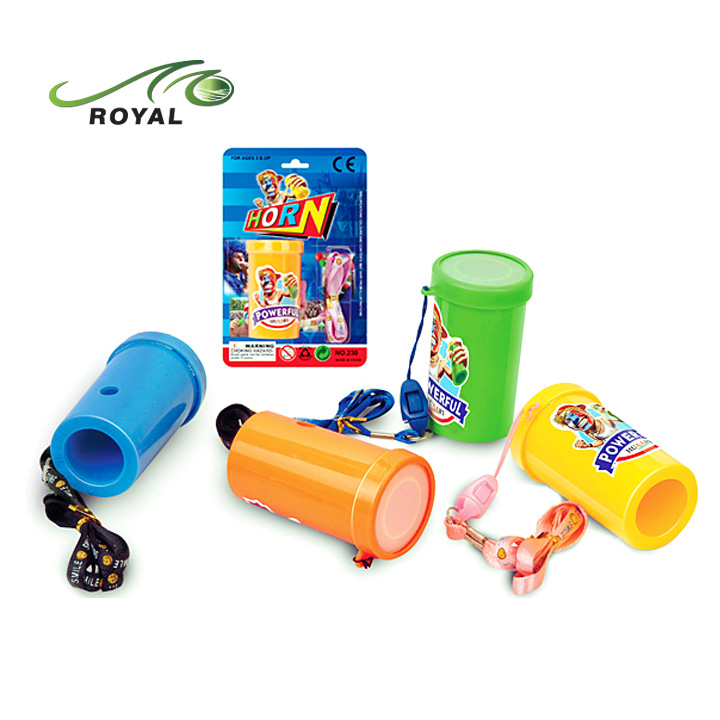 Рекламный пластиковый мини-гудок для футбольных фанатов