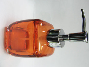 Traslucido Arancione Piazza Acrilico Accessori Per il Bagno - Product Image 2