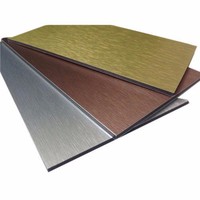 Construcción de aluminio de grado panel compuesto de alupanel fabricante de muro cortina fachada