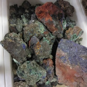 Espécimen mineral Natural de <span class=keywords><strong>malaquita</strong></span> de <span class=keywords><strong>azurita</strong></span>, precio bajo - Product Image 6