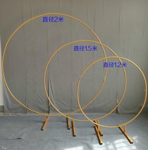 Arche de mariage en métal, robuste, support rond, pour jardin et mariage, arc - Product Image 4