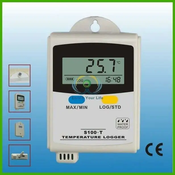 LCD温度湿度センサーデータロガー