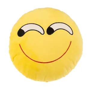Таможня милый дешевые смайлик плюшевые emoji подушка