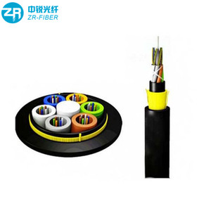Fibra óptica de 48 hilos Adss de <span class=keywords><strong>200</strong></span> a 400m aérea sola chaqueta G655 G652d 6 24 núcleo de modo único cable de fibra óptica - Product Image 6
