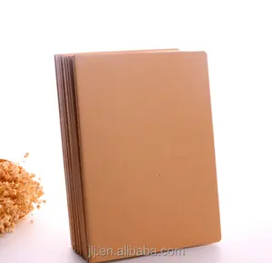 Diseño Simple en blanco de papel Kraft Notebook OEM al por mayor del cuaderno personalizado