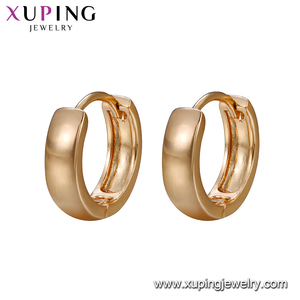 96095 Xuping <strong>Top</strong> Sell Huggies <strong>Earring</strong> in All Seasons with 18K Gold Plated for Women - Product Image 6