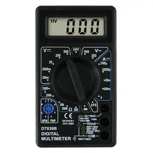 Black Tester Multimeter DT-830B Electric Voltmeter Ammeter Ohm Digital Multimeter DT830B